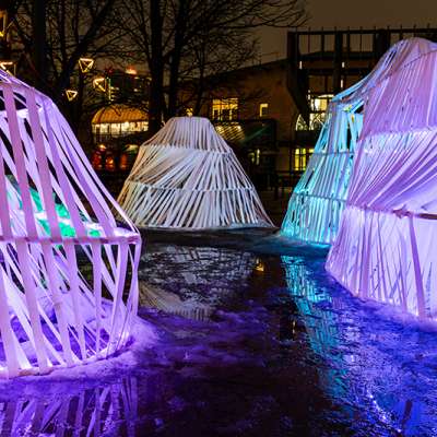 Ice Henge - University of Manitoba, Faculty of Architecture