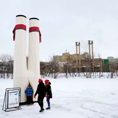 Voyageur Hut - Étienne Gaboury, Winnipeg
